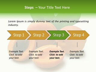 Nutrition Palatable Vitamins PowerPoint Template