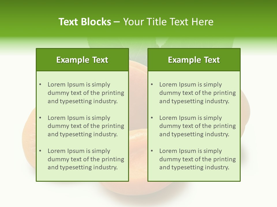 Nutrition Palatable Vitamins PowerPoint Template