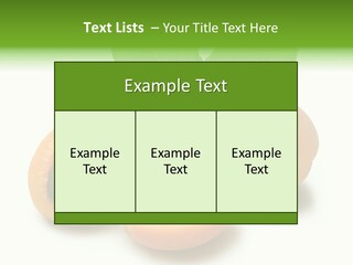Nutrition Palatable Vitamins PowerPoint Template