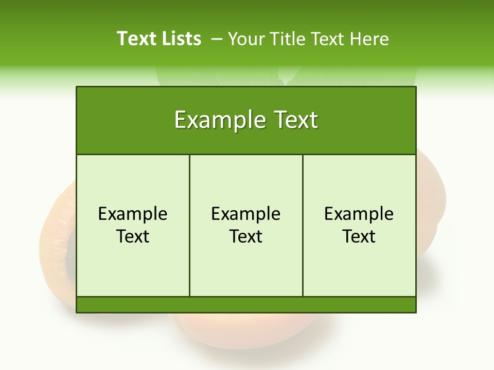 Nutrition Palatable Vitamins PowerPoint Template