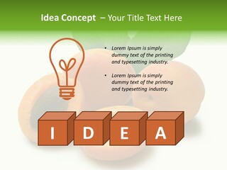 Nutrition Palatable Vitamins PowerPoint Template