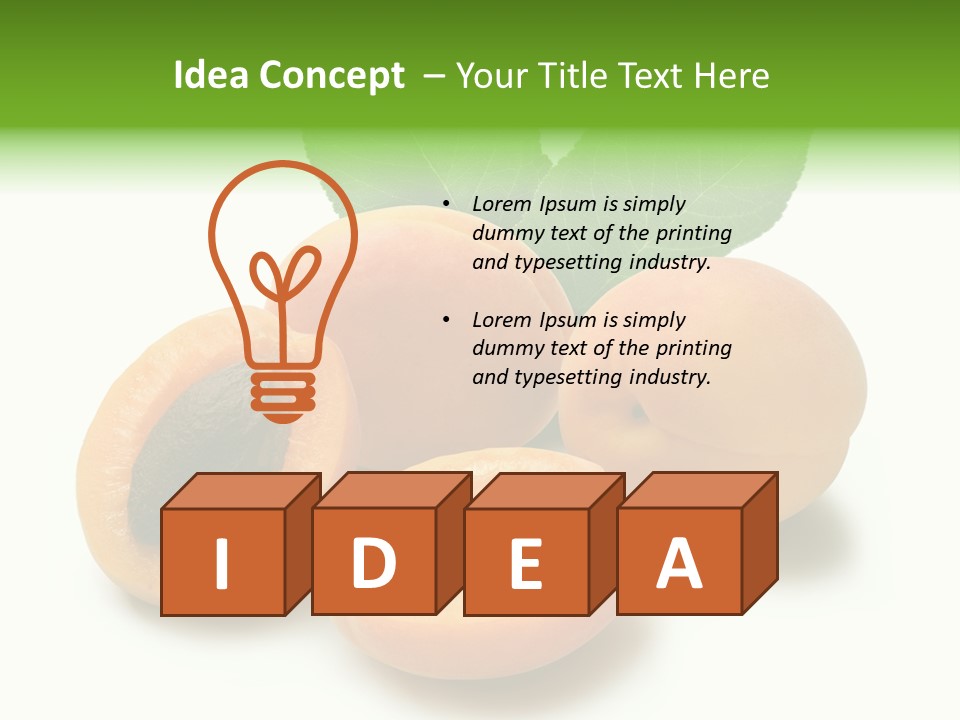 Nutrition Palatable Vitamins PowerPoint Template