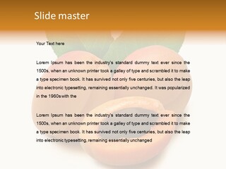 Sweet Still Life Yellow PowerPoint Template