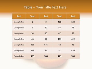 Sweet Still Life Yellow PowerPoint Template