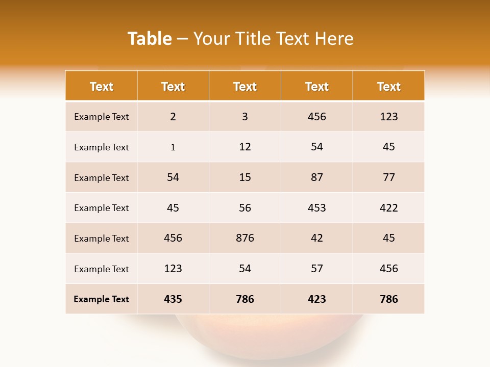 Sweet Still Life Yellow PowerPoint Template