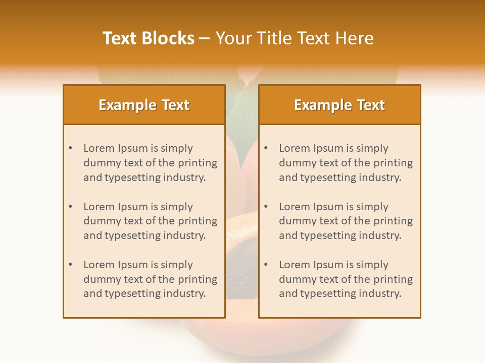 Sweet Still Life Yellow PowerPoint Template