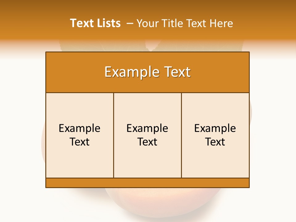 Sweet Still Life Yellow PowerPoint Template