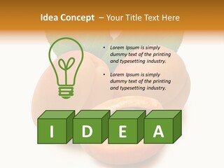 Sweet Still Life Yellow PowerPoint Template