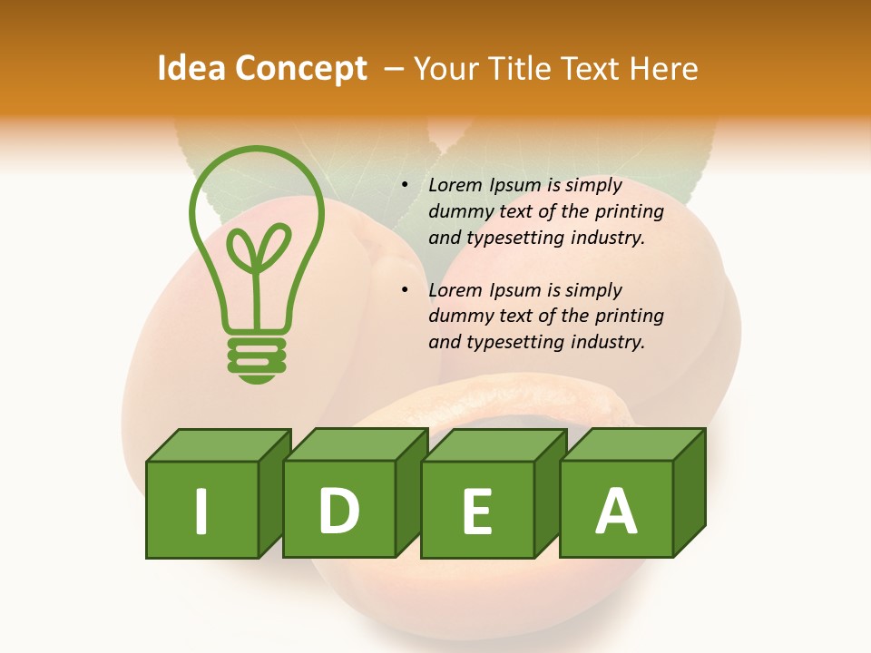 Sweet Still Life Yellow PowerPoint Template