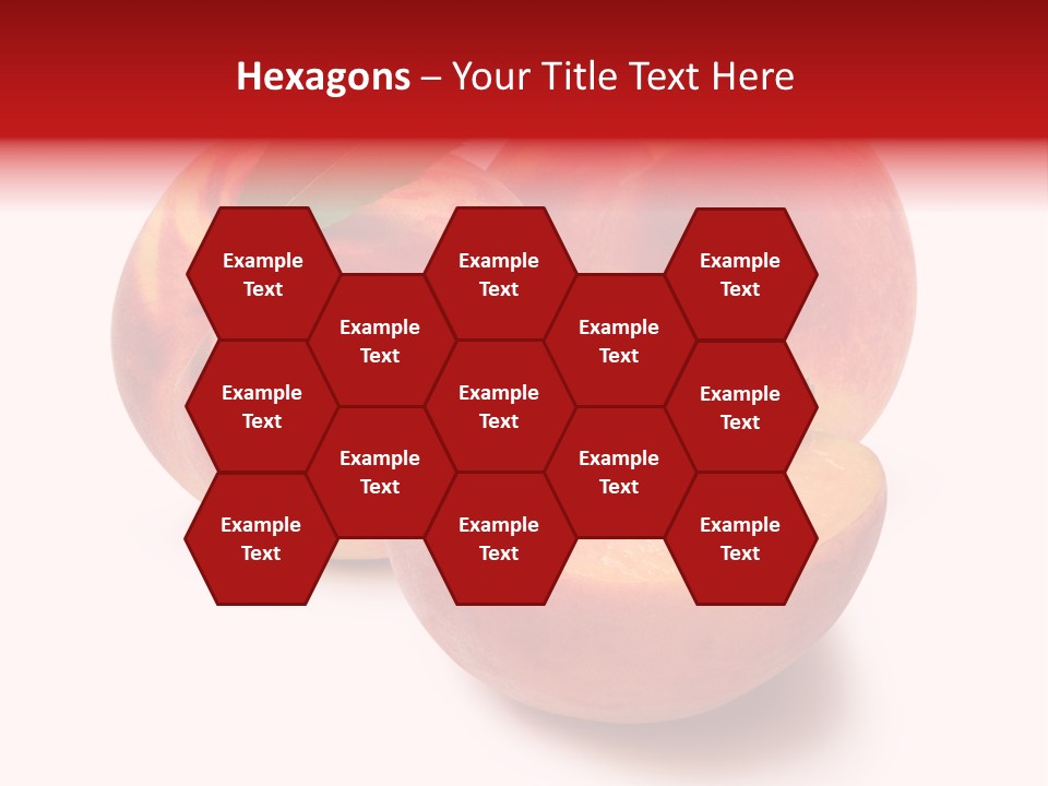 Fruit Meals Peaches PowerPoint Template