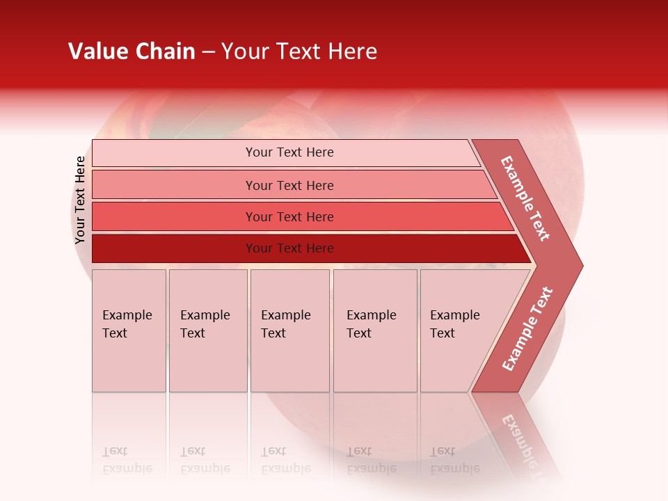 Fruit Meals Peaches PowerPoint Template