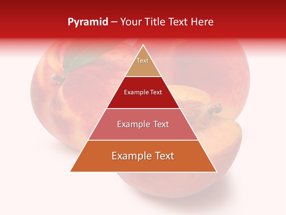 Fruit Meals Peaches PowerPoint Template