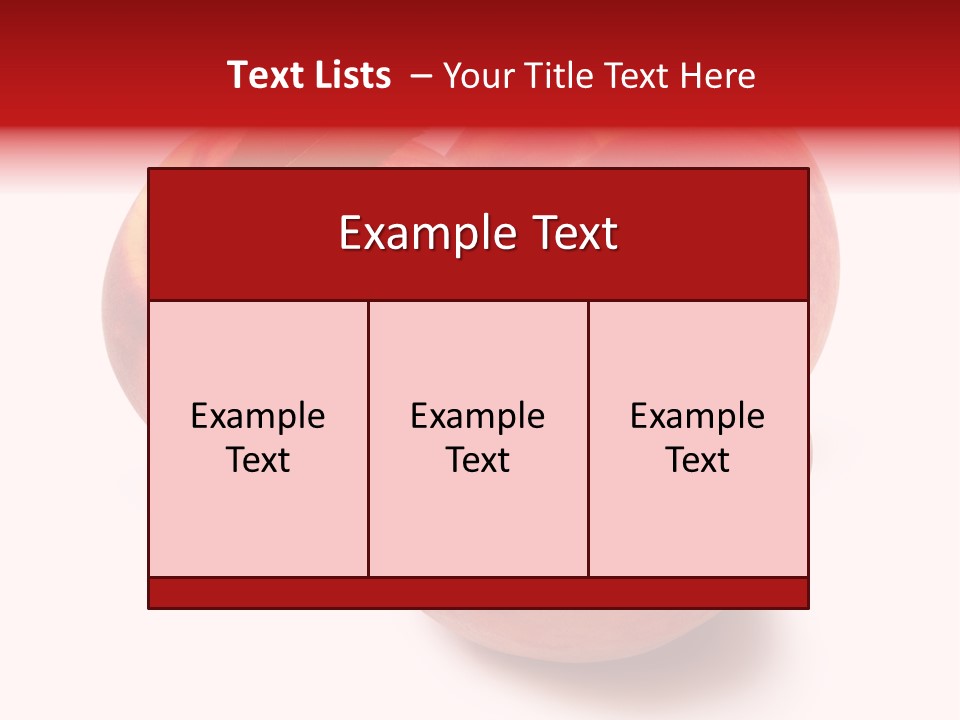 Fruit Meals Peaches PowerPoint Template