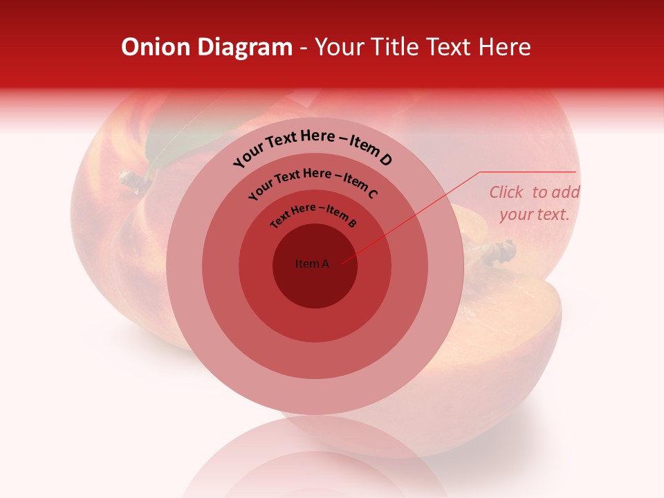 Fruit Meals Peaches PowerPoint Template