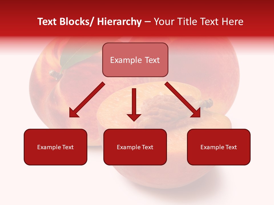 Fruit Meals Peaches PowerPoint Template