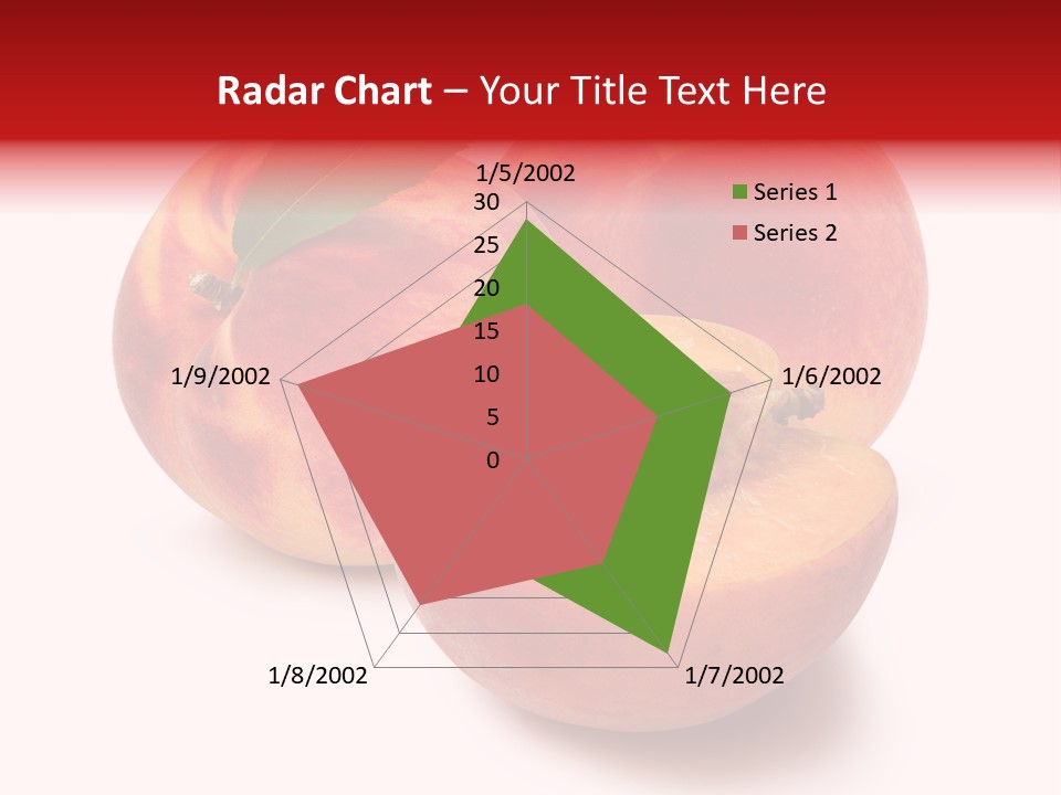 Fruit Meals Peaches PowerPoint Template