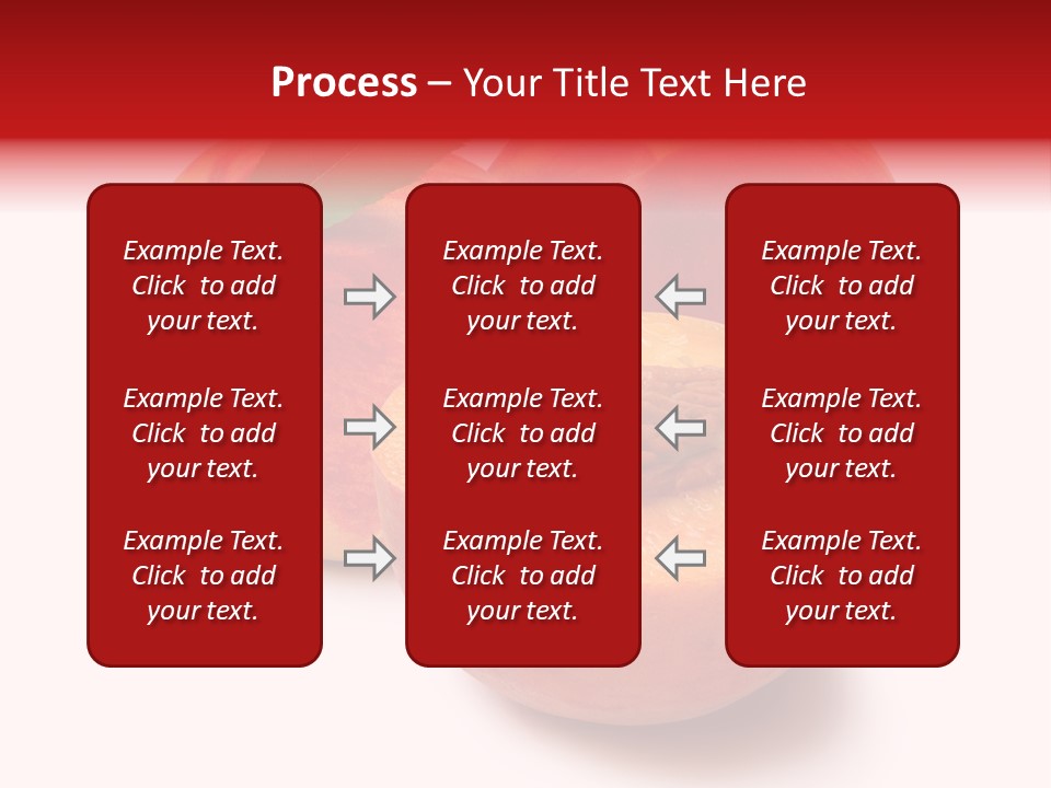 Fruit Meals Peaches PowerPoint Template