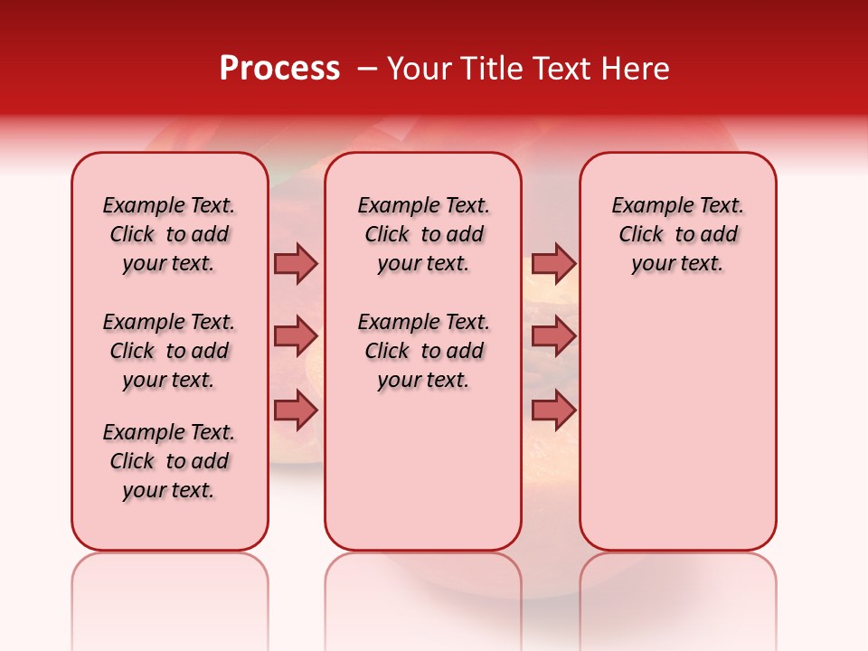 Fruit Meals Peaches PowerPoint Template