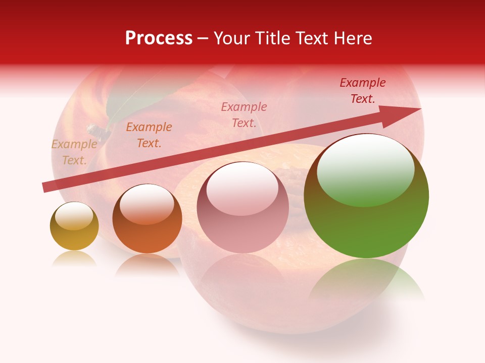 Fruit Meals Peaches PowerPoint Template