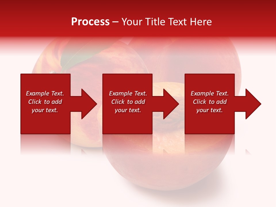 Fruit Meals Peaches PowerPoint Template