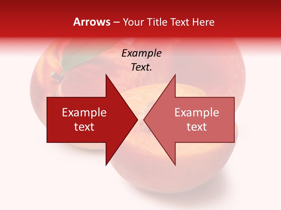 Fruit Meals Peaches PowerPoint Template