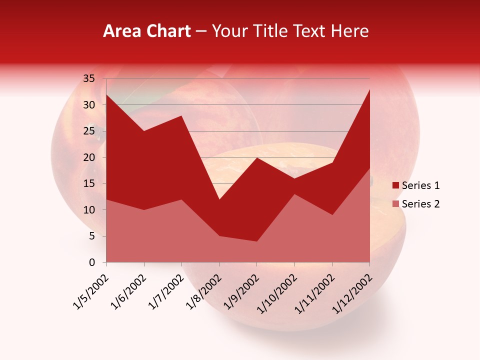 Fruit Meals Peaches PowerPoint Template
