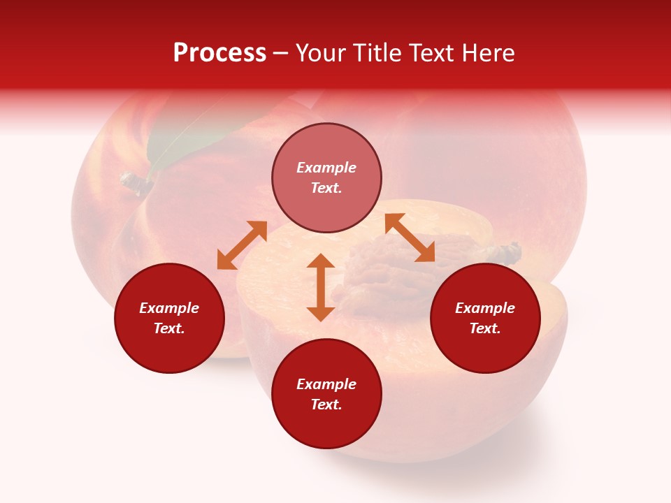 Fruit Meals Peaches PowerPoint Template