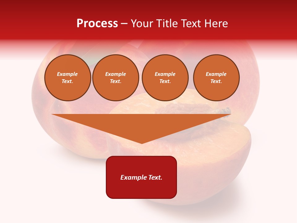 Fruit Meals Peaches PowerPoint Template