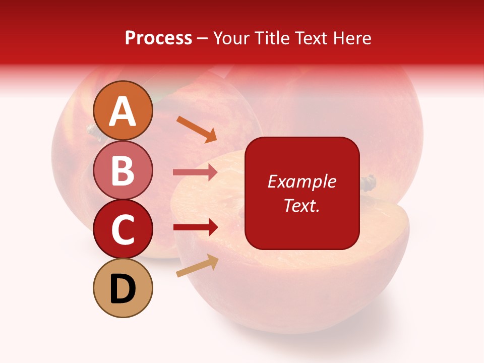 Fruit Meals Peaches PowerPoint Template