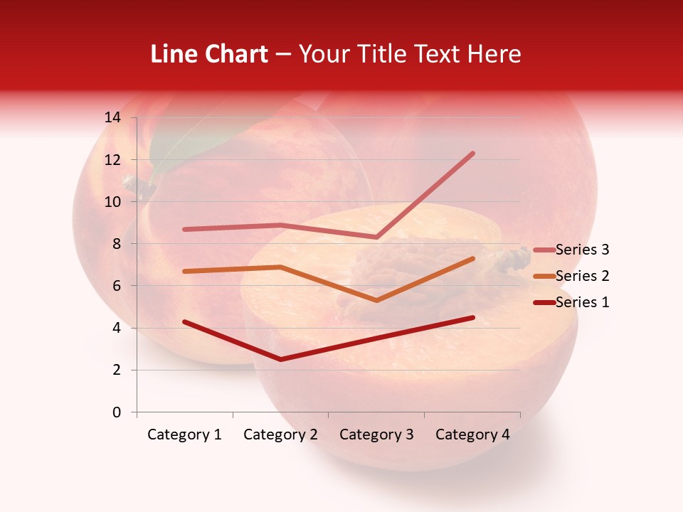 Fruit Meals Peaches PowerPoint Template