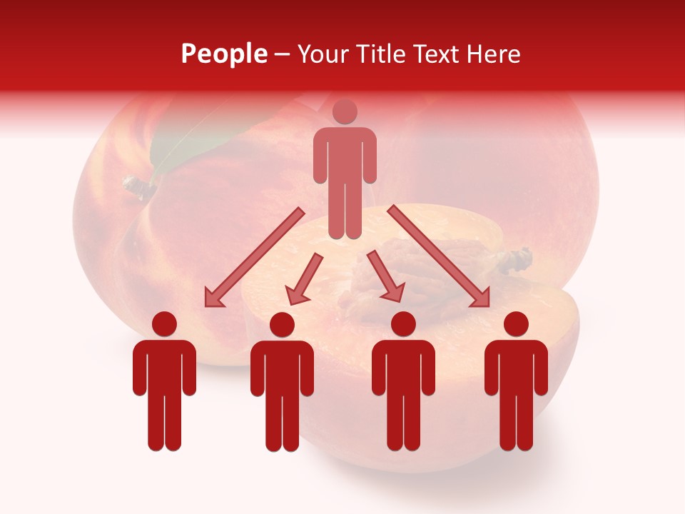 Fruit Meals Peaches PowerPoint Template