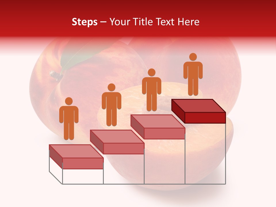 Fruit Meals Peaches PowerPoint Template