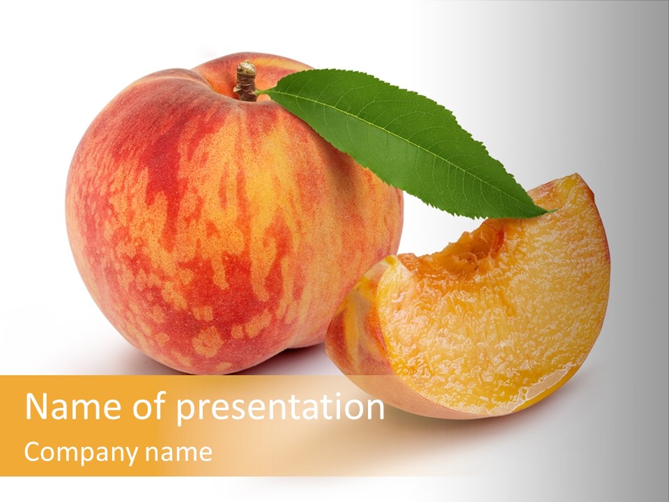 Fruit Red Dinner PowerPoint Template