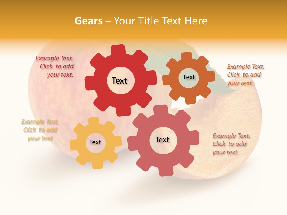 Fruit Red Dinner PowerPoint Template