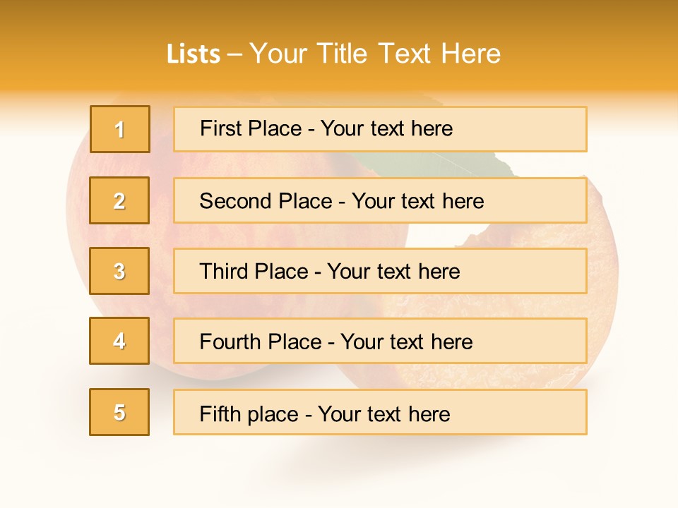 Fruit Red Dinner PowerPoint Template