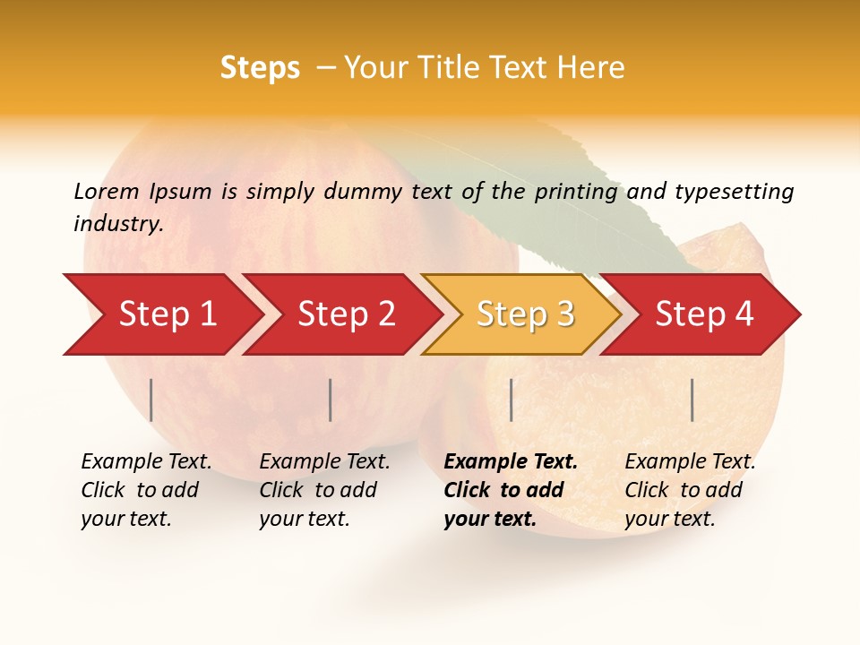 Fruit Red Dinner PowerPoint Template