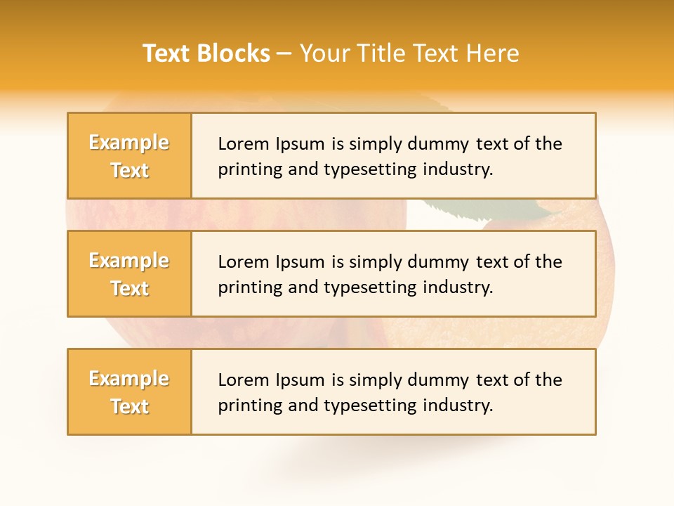 Fruit Red Dinner PowerPoint Template