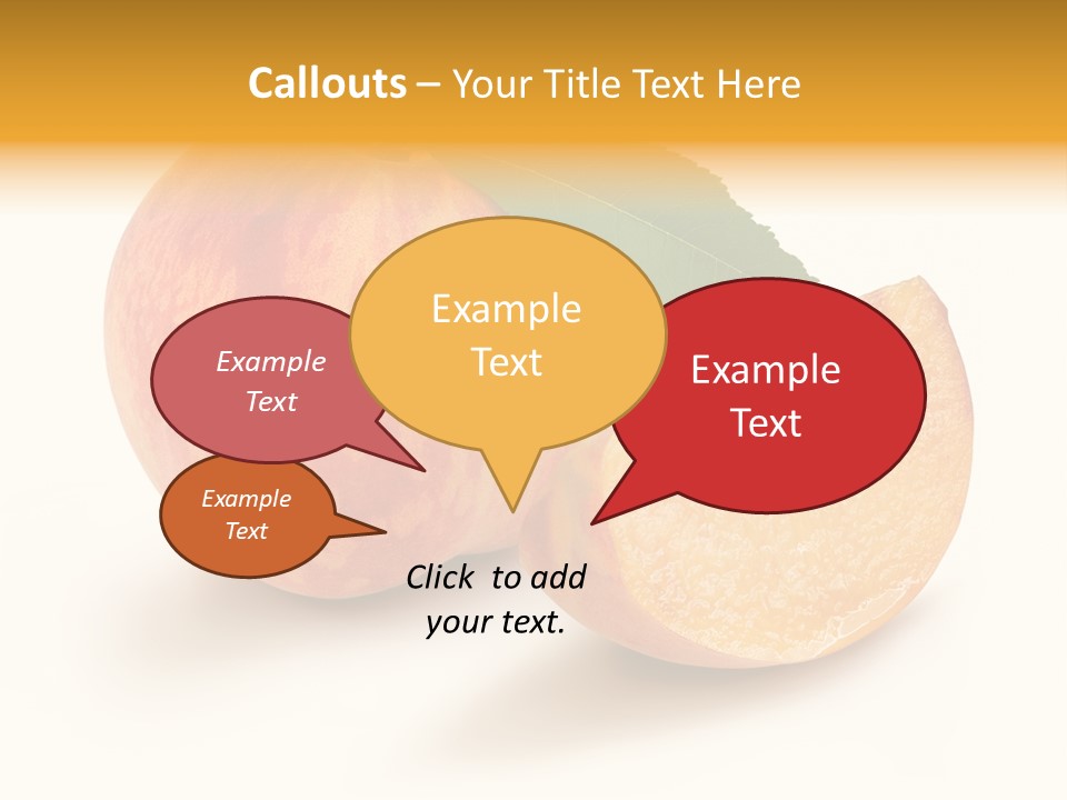 Fruit Red Dinner PowerPoint Template