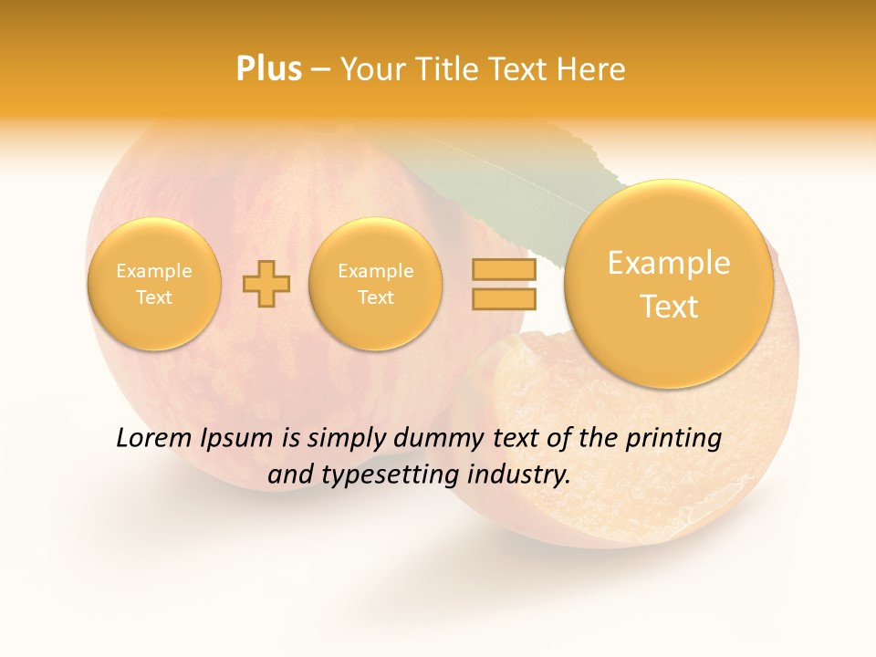 Fruit Red Dinner PowerPoint Template
