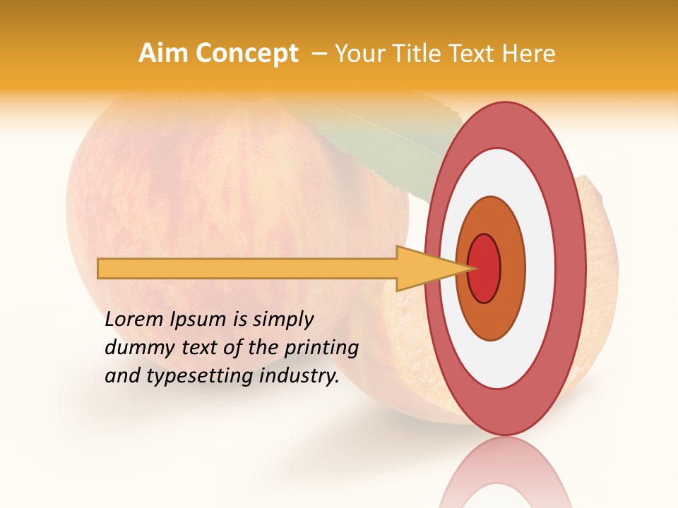 Fruit Red Dinner PowerPoint Template