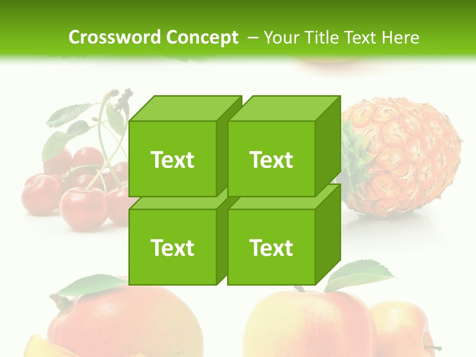 Still Life Half Isolated PowerPoint Template