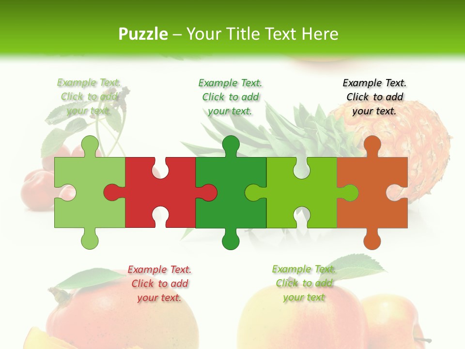 Still Life Half Isolated PowerPoint Template