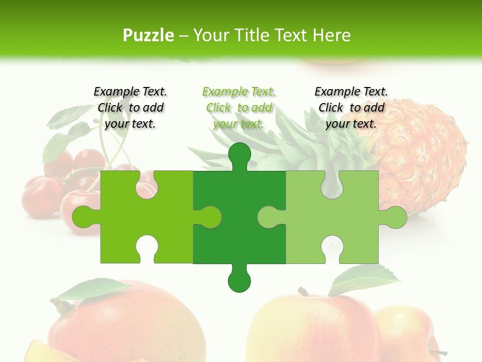 Still Life Half Isolated PowerPoint Template