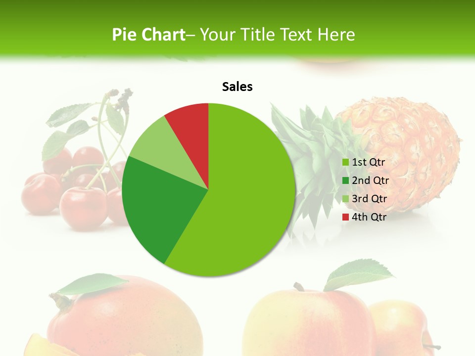 Still Life Half Isolated PowerPoint Template