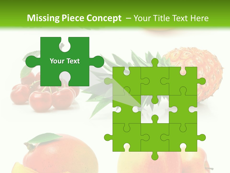 Still Life Half Isolated PowerPoint Template