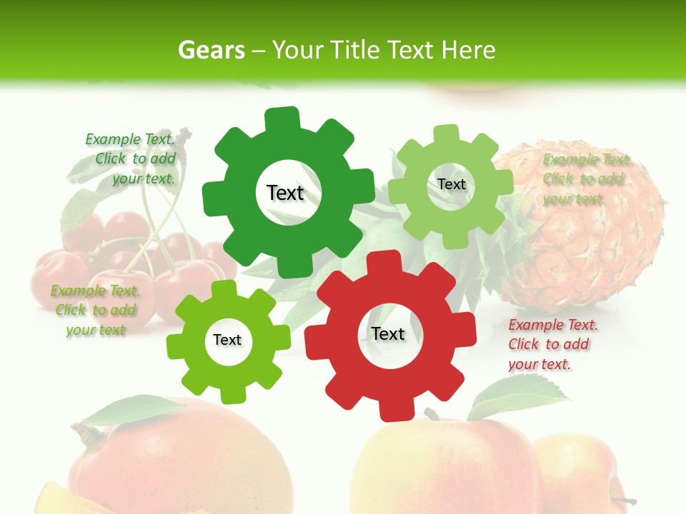 Still Life Half Isolated PowerPoint Template