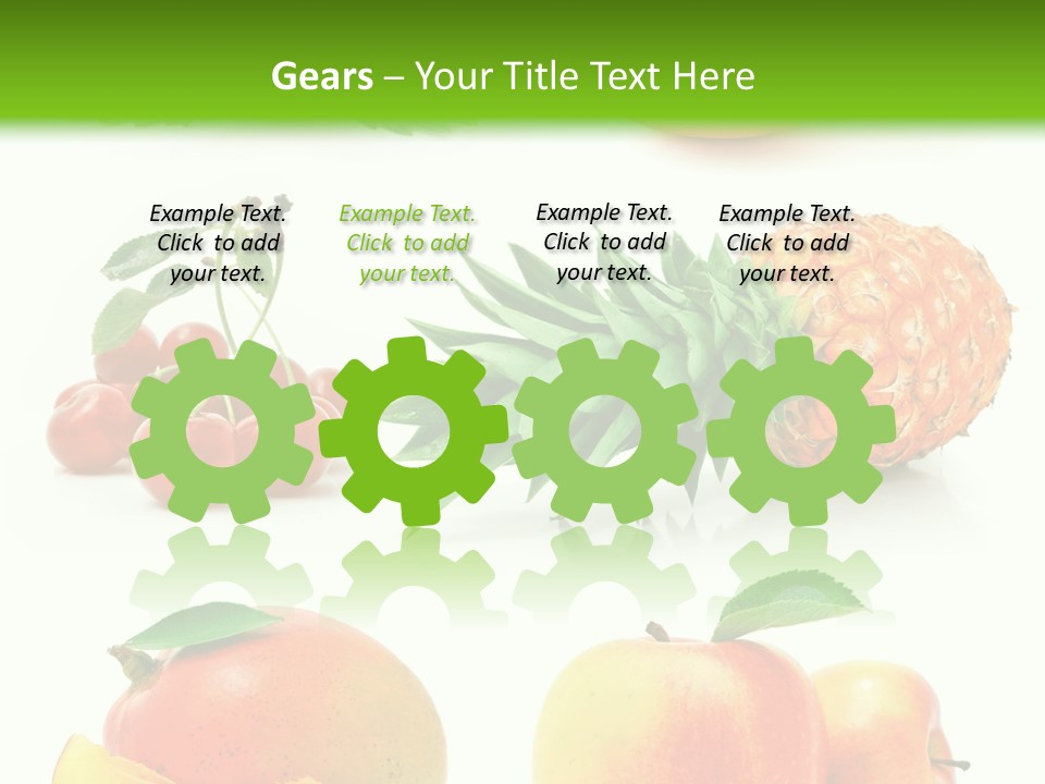 Still Life Half Isolated PowerPoint Template