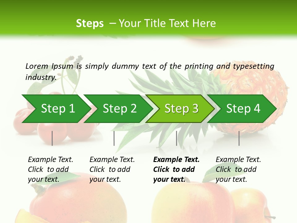 Still Life Half Isolated PowerPoint Template