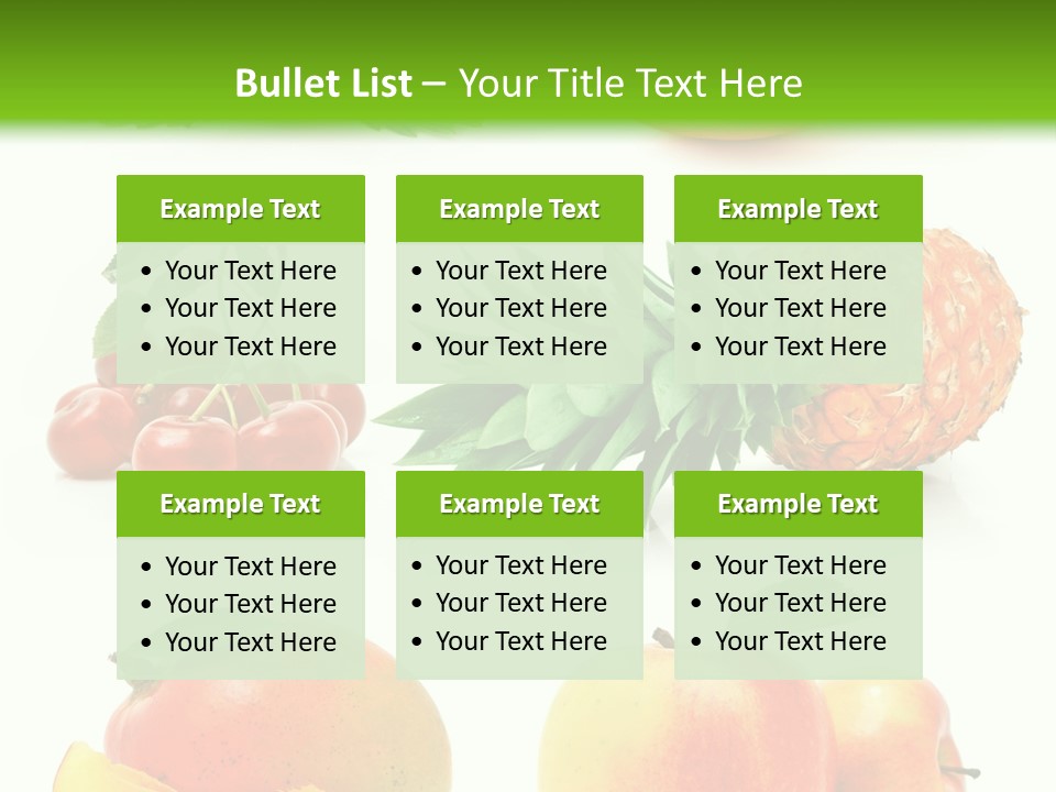 Still Life Half Isolated PowerPoint Template