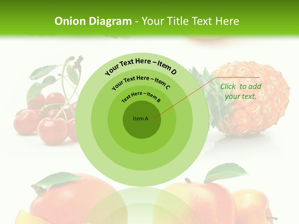 Still Life Half Isolated PowerPoint Template